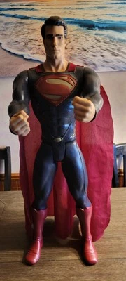 Superman Action Figure W/ Cape, Large 31" Tall, Jakks Pacific, 0743NT01 - Image 1 of 4