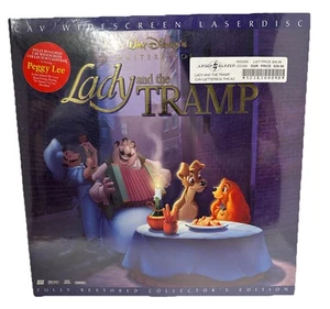 Lady and the Tramp Walt Disney Sealed Laser Disc CAV Widescreen Collectors Ed - Picture 1 of 2