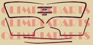  NIGHTHAWK 450 ROTES MOTORRAD SERIE AUFKLEBER STICKERS  - Bild 1 von 1