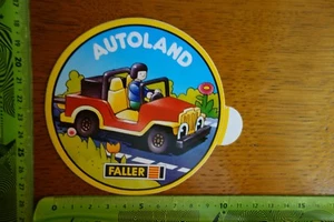 Alter Aufkleber Modellbau Eisenbahn FALLER Autoland - Bild 1 von 2