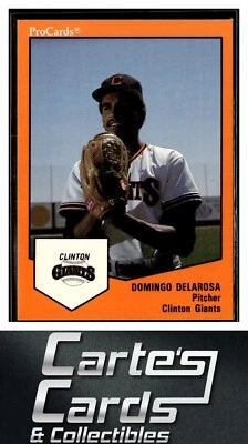 Domingo Delarosa 1989 ProCards Minor League Team Sets #905  Clinton Giants - Image 1 of 2