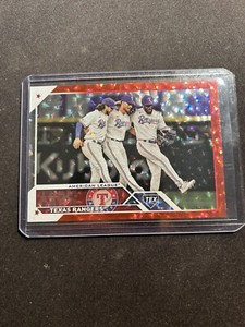 2023 Topps Series 1 Red Foil /199 Texas Rangers #292