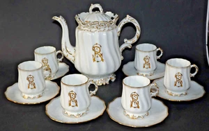 Antikes Mokkaservice 13 tlg 6 Personen Rosenthal POMPADOUR - PRÄCHTIG! - Bild 1 von 24