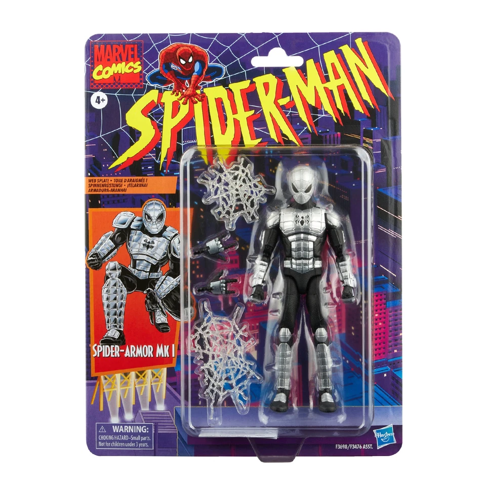 / - Hasbro - Spider-Man - Retro Card - Spider Armor MK 1