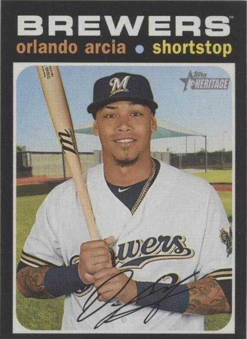 2020 Topps Heritage - Orlando Arcia #34