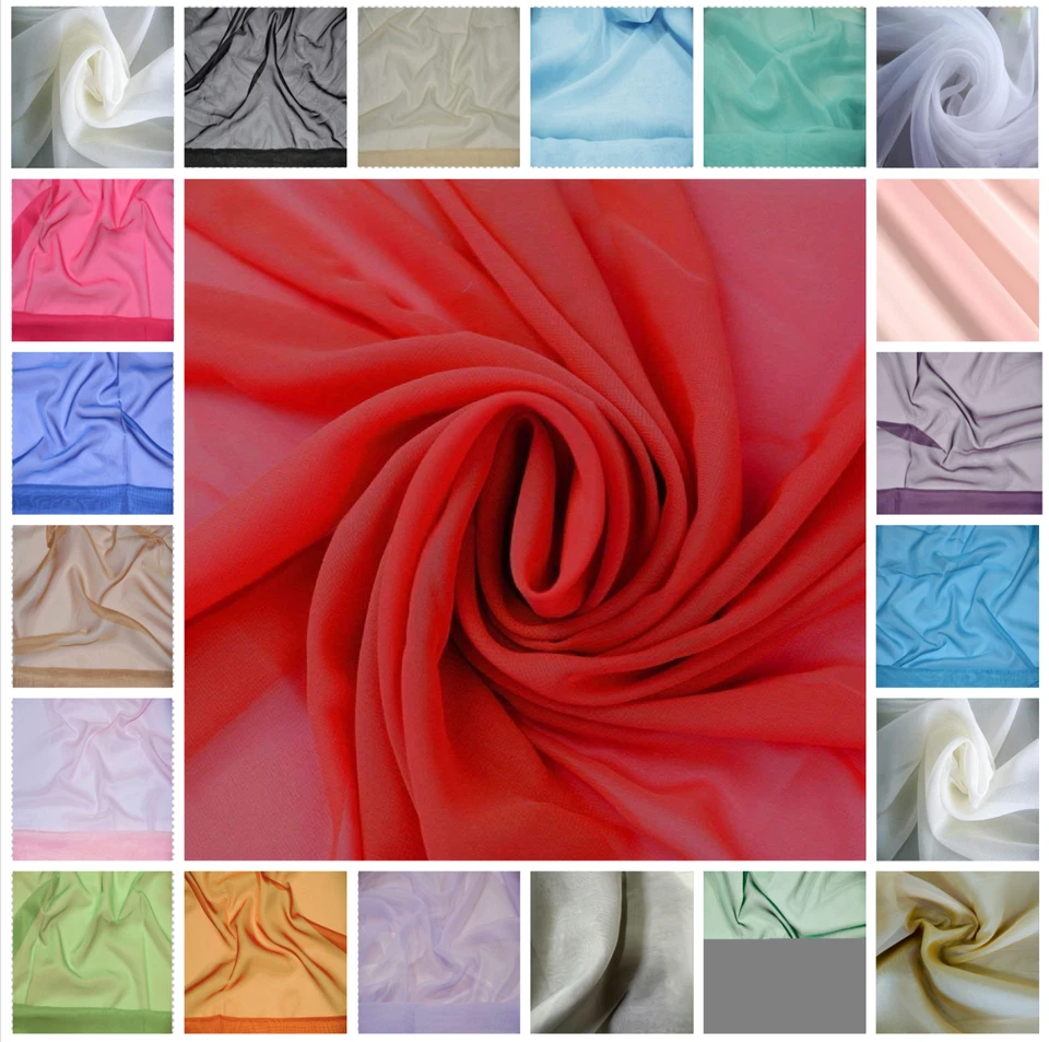 Sedona Designz 120" Wide Sheer Voile Chiffon Fabric, Perfect for Weddings Events - Image 1 of 1