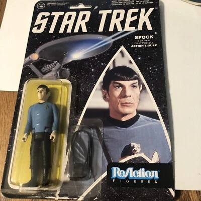 Figura de acción Star Trek Spock Funko Reaction sin usar, en caja Foto 1 de 2