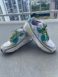 Size 5.5Y- Nike Air Max White - Picture 1 of 5