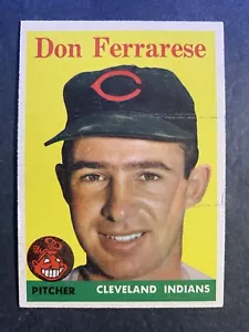 1958 Topps Baseball Don Ferrarese Cleveland Indians Card #469 - Picture 1 of 2