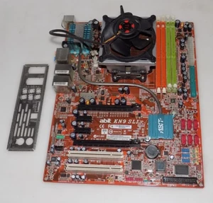ABIT KN9 SLF MOTHERBOARD AM2 AMD, ATX , DDR3, NVIDIA NFORCE 570 SLI CHIP, PCIe - Picture 1 of 10