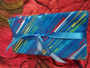 Fat Quarters Bundle of 5 quiltologic  Bright Colors Stripes & Polka Dots - Picture 1 of 3