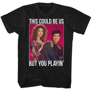 Camiseta para hombre Saved By The Bell Jessie & Slater This Could Be Us But You Playin - Imagen 1 de 5