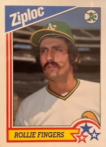 1992 DowBrands Ziploc #3 Rollie Fingers - Picture 1 of 2