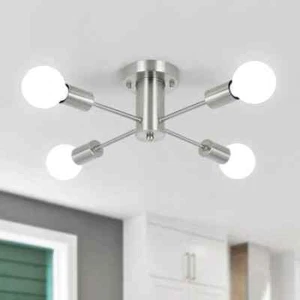 Modern Sputnik Chandelier Ceiling Fixture Pendant Light Bedroom Kitchen Lamp Bar - Picture 1 of 12