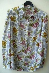 CAMICIA C&A FANTASIA SU FONDO GRIGIO CHIARO _ TAGLIA EUR 42 - Foto 1 di 1