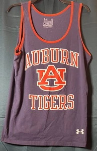Under Armour Charged Cotton Heat Gear Auburn Tigers Tank Top - MEDIUM - Picture 1 of 2