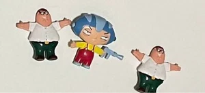 Family Guy Bendable Peter Stewie Griffin Collector Set Figure Vintage Toy 3x - Picture 1 of 1