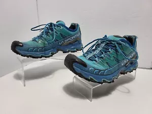 LA SPORTIVA Ultra Raptor Womens US 7 EU 38 Ink/Topaz Blue Trail Running Shoes - Picture 1 of 11