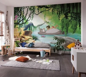 Papel pintado dormitorio infantil foto mural 368x254 cm Disney libro de la selva Baloo - Imagen 1 de 5