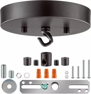 6 inch, Light Fixture Canopy Kit, for Chandelier Cap or Pendant Light, Ceiling - Picture 1 of 7