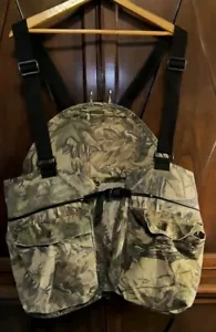Vintage Spartan Real Tree Camo Turkey Vest Large/ Xtra large Lots Storage USA - Picture 1 of 15