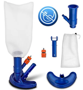 tillvex® Pool Bodensauger Set 5tlg Reinigungsset Reinigung Bürste Boden Vakuum - Bild 1 von 5