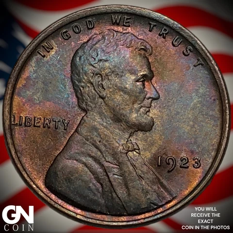 1923 P Lincoln Cent Wheat Penny  Q7978 Cover