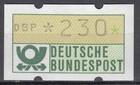 Brd 1981 Automaten Freimarke 230Er Ohne Nr Postfrisch Weies Papier 21320