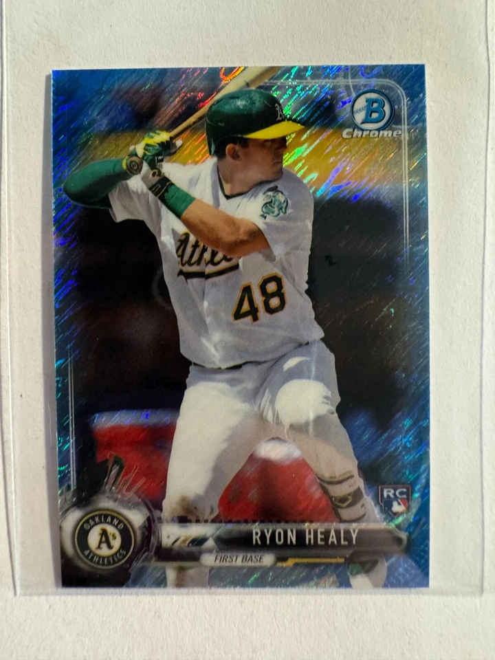 K256,656 - 2017 Bowman Chrome Mini Blue Shimmer #35 Ryon Healy #/150 - Image 1 of 1