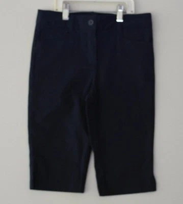 Pantalones Cortos Uniforme Bermudas Elásticas Azul Marino Talla 10 Chaps Niñas Foto 1 de 4