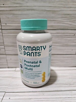 Pantalones Smarty Multivitamínicos Prenatales y Postnatales 60 Gomitas 10/2024 Foto 1 de 3