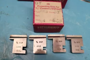 3/4" BSP Coventry Dies for 1 1/4" diehead Projecting Alfred Herbert Chaser dies - Picture 1 of 1