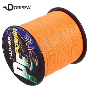 16 Strands 100M-2000M Orange Hollow pe Dynema Braided Sea Fishing Line X16 - Picture 1 of 10