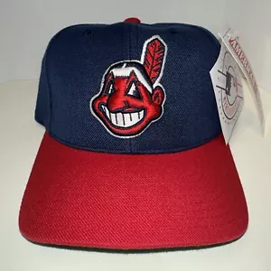 Cleveland Indians MLB Vintage Chief Wahoo Snapback Hat Cap American Needle. New - Picture 1 of 6