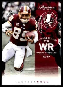 2012 Panini Prestige SANTANA MOSS #199 WASHINGTON REDSKINS 🏈 - Foto 1 di 2