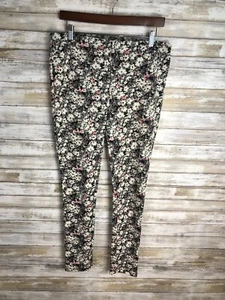 Bethany Mota Leggings Damen Gummibund Blumendruck enge Passform Größe X-LARGE - Bild 1 von 4