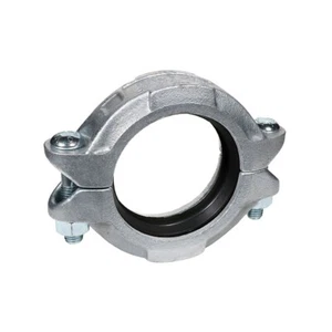 Gruvlok 1-1/2" Style 7000 Light-Weight Flexible Coupling Grooved Fitting, Galv. - Picture 1 of 8
