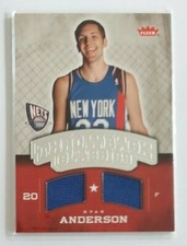 Ryan Anderson (Nets) 2008-09 Fleer NBA Throwback Classics ROOKIE JERSEY