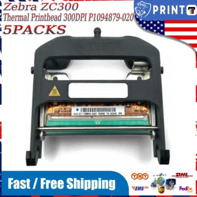 5PCS Original P1094879-020 Printhead for Zebra ZC300 Thermal Color Card Printer - Image 1 of 4