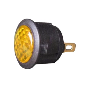 Amber LED Warning Light 12v Illuminated Car Boat Van Dash Board Panel Light LED - Picture 1 of 1