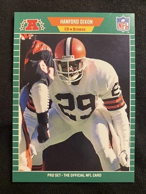 1989 Pro Set - #75 Hanford Dixon - Image 1 of 2