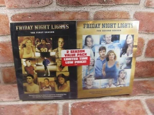 FRIDAY NIGHT LIGHTS Complete First + Second Season DVD Set New Factory Sealed - Picture 1 of 5