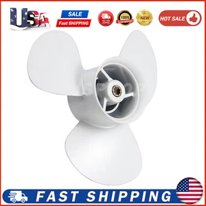 11 3/4 x 7 Aluminum Boat Outboard Propeller for Yamaha Engines 9.9-15HP 8 Spline - Picture 1 of 7
