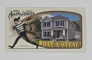 2022 TOPPS ALLEN & GINTER #WAS-5 HOUSE WAS FÜR EIN STEHLEN! MINI EINSATZ - Bild 1 von 2