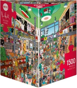 NEW Heye Jigsaw Puzzle Adults 1500 Pieces 30086 Record Store - Imagen 1 de 2