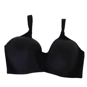 NEW Leading Lady Bra Molded Soft Cup 5042 Black Wirefree Size 42F Wireless - Picture 1 of 3