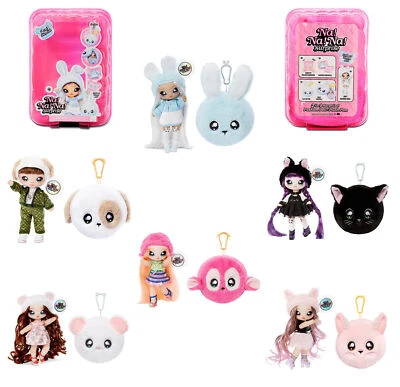 MGA ENTERTAINMENT AUSWAHL: Na! Na! Na! Surprise Serie 2 - Puppe + Plüschanhänger Na Na Na Pom Doll