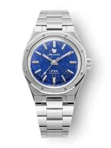 Nivada Grenchen F77 Stainless Steel – Lapis Lazuli Dial 37 mm Swiss Automatic - Picture 1 of 9