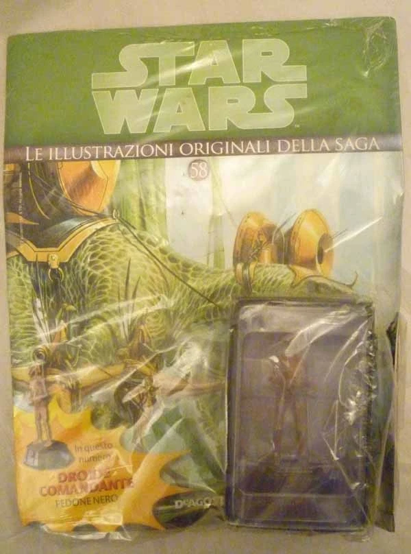 STAR WARS scacchi DeAgostini DROIDE COMANDANTE 1/24 metal figure #58 +fascicolo - Immagine 1 di 2