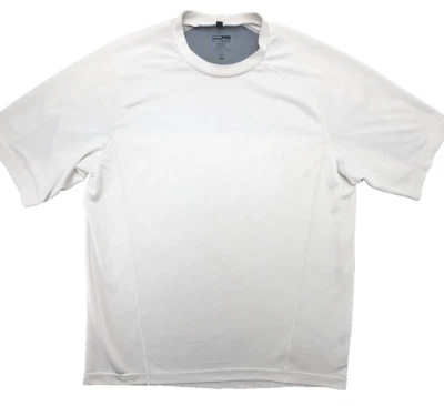 REI T-Shirt Mens Medium Colorblock Hiking Outdoor Crew Neck Wicking SS  Logo - Imagem 1 de 4